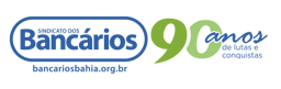 Logotipo Sindicato dos Bancários da Bahia 90 anos
